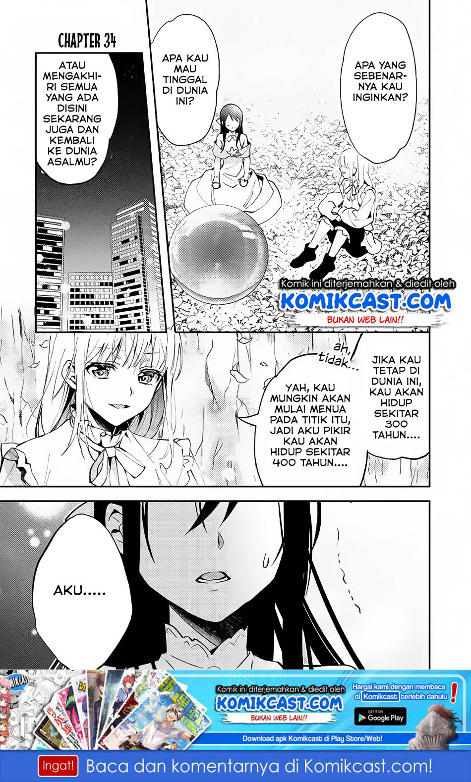 Isekai de “Kuro no Iyashi Te” tte Yobareteimasu chapter 34